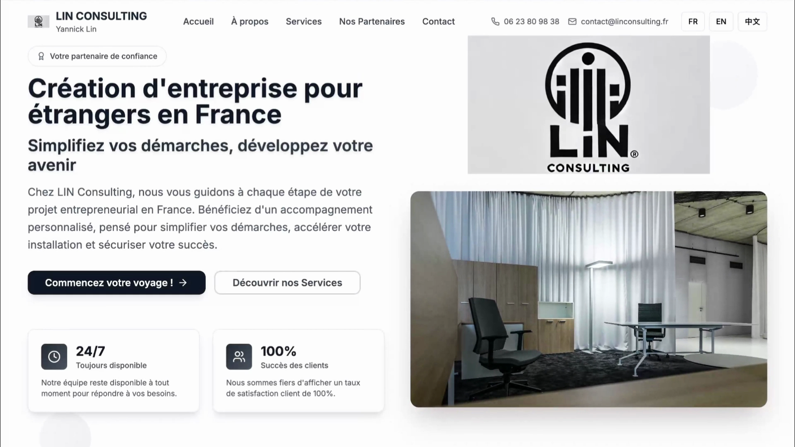 Lin Consulting - Aperçu du projet